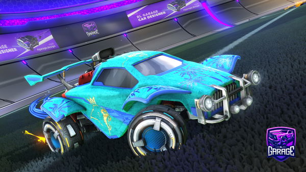 A Rocket League car design from ChappyDaBoi3