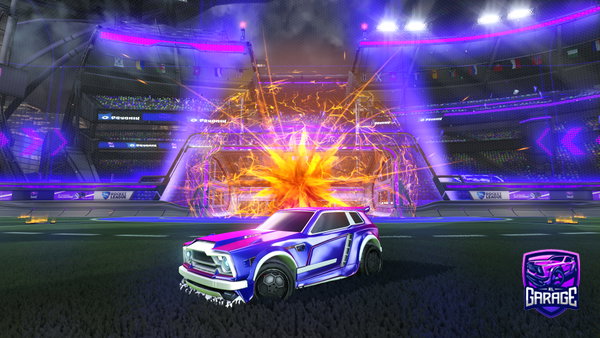 A Rocket League car design from XproH709