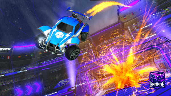 A Rocket League car design from MrPxndaTV