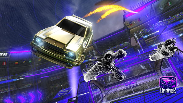 A Rocket League car design from steben