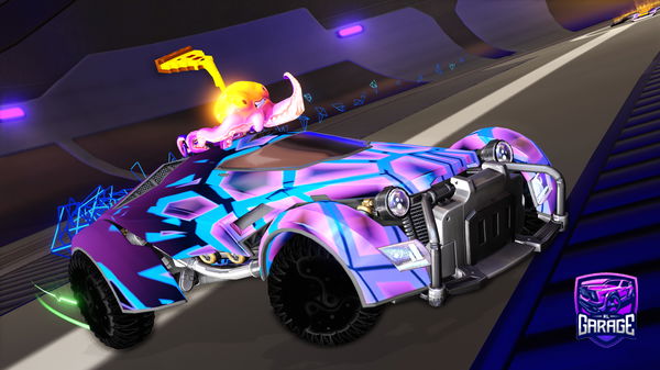 A Rocket League car design from electricwatermelon