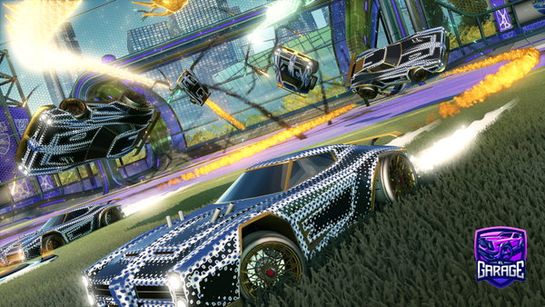 A Rocket League car design from Isd1as