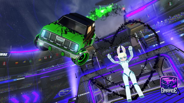 A Rocket League car design from raspberrv