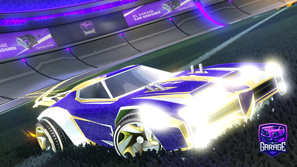 A Rocket League car design from BAZOOKA133