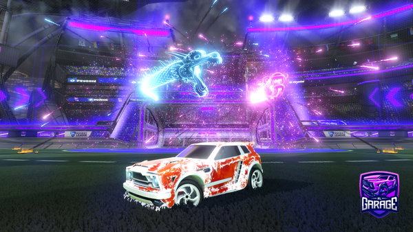 A Rocket League car design from FaiR_elmir