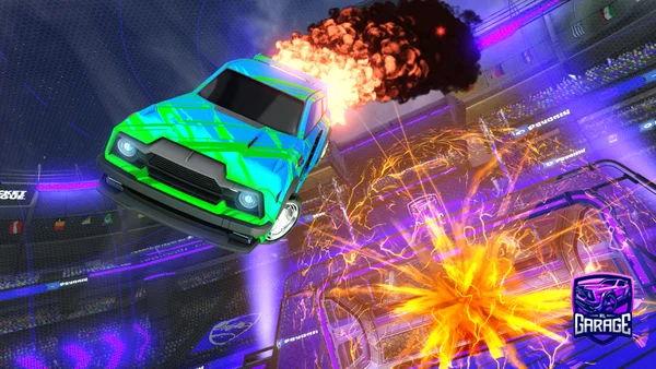 A Rocket League car design from Eyesmoke