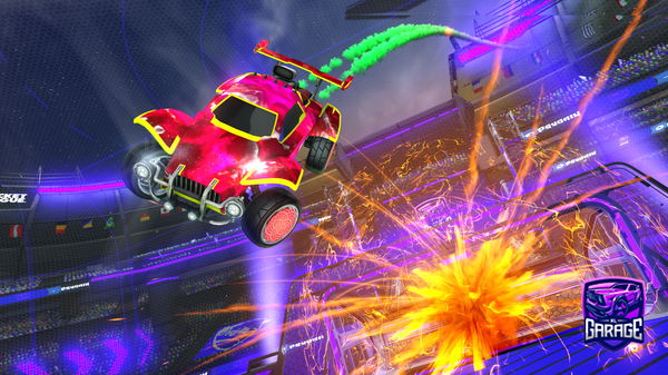 A Rocket League car design from yoyofrito