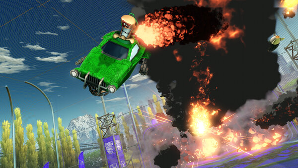 A Rocket League car design from Raiyu