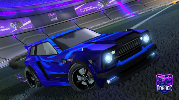 A Rocket League car design from T3cno17