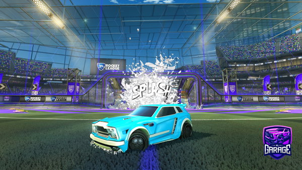 A Rocket League car design from Blanc_YT