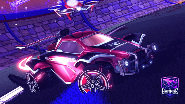 A Rocket League car design from abspielen