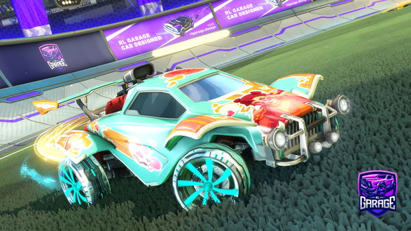 A Rocket League car design from Hasj123