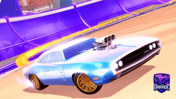 A Rocket League car design from Hackerboody2013