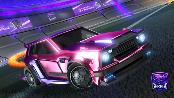 A Rocket League car design from shieldz