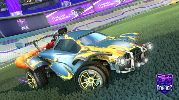 A Rocket League car design from y_no_caca