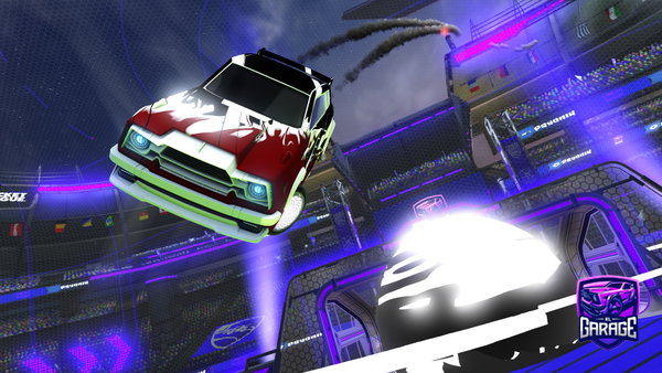 A Rocket League car design from Noodle_
