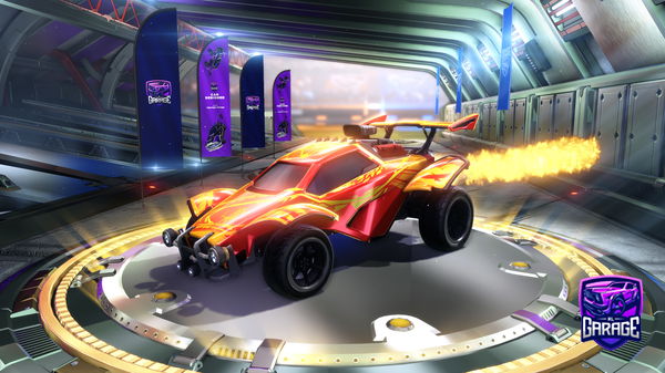 A Rocket League car design from W00d13S154321