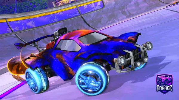 A Rocket League car design from duckieiscool