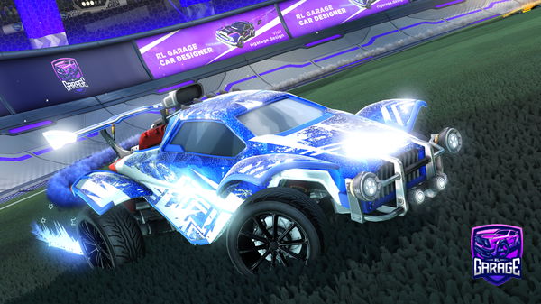 A Rocket League car design from Asp-_-