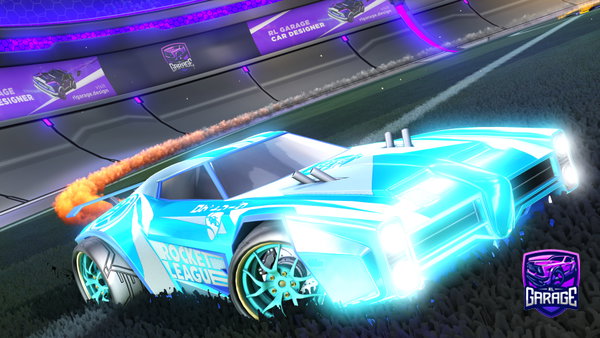 A Rocket League car design from Boostes