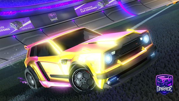 A Rocket League car design from ChatDisabled-RL