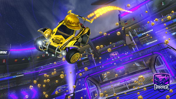 A Rocket League car design from PowerfulFlea441