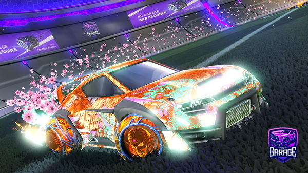 A Rocket League car design from pixl_
