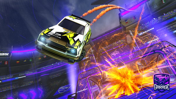 A Rocket League car design from Duovaras