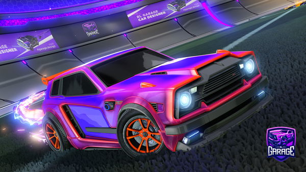 A Rocket League car design from Rilo13