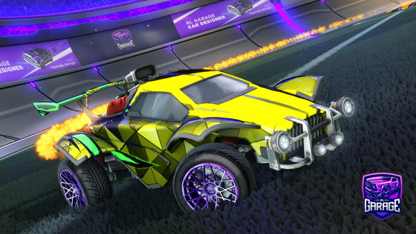 A Rocket League car design from braxmok