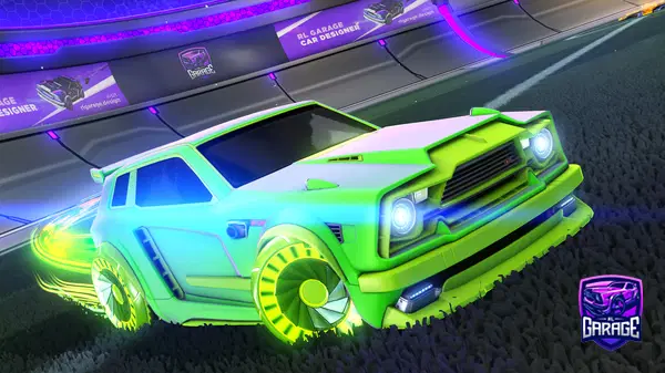 A Rocket League car design from Voxlz