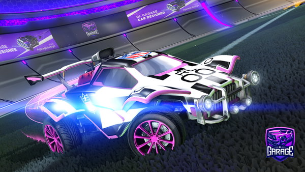 A Rocket League car design from rkle