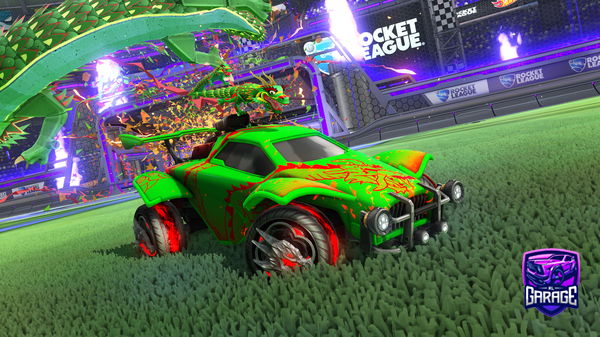 A Rocket League car design from 2C00L_4U