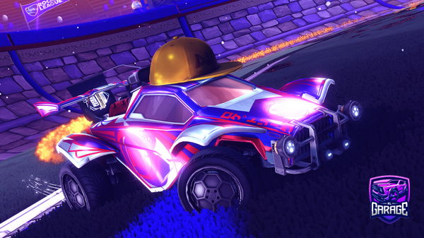 A Rocket League car design from Blu3stormz