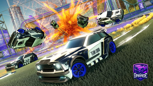 A Rocket League car design from yayroo