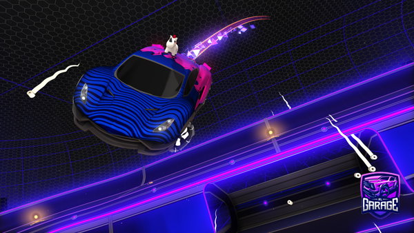 A Rocket League car design from Croument