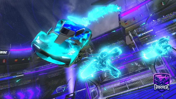 A Rocket League car design from guyroz10