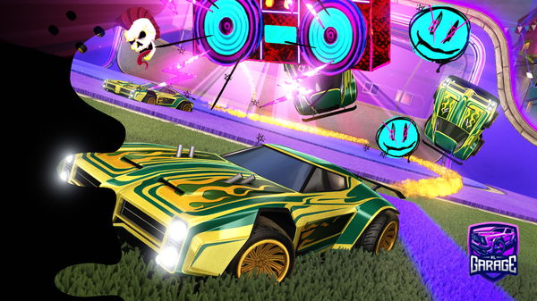 A Rocket League car design from jezzyjaxon