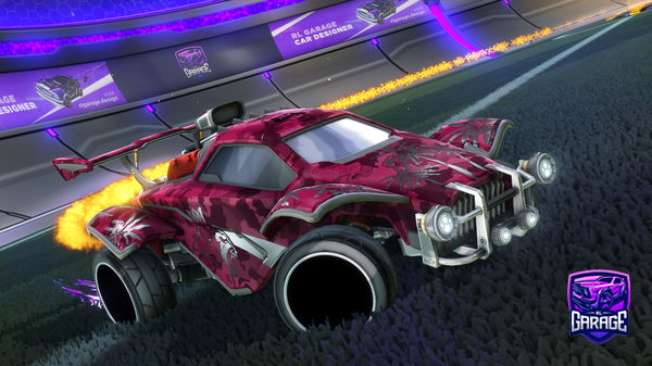 A Rocket League car design from Road_to_black_standard