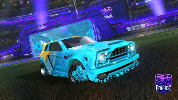 A Rocket League car design from Flerp720