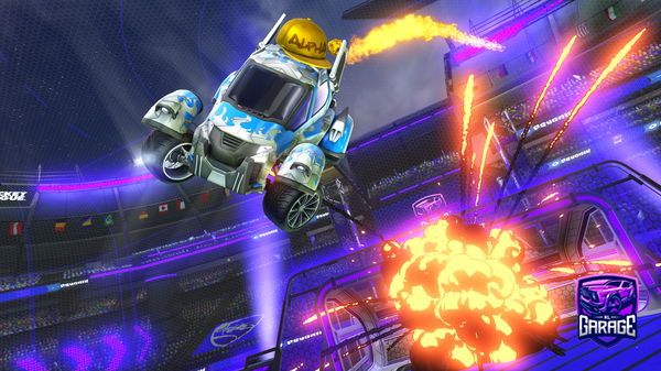 A Rocket League car design from Swissmeat