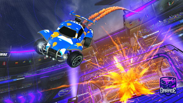 A Rocket League car design from Burgertwin