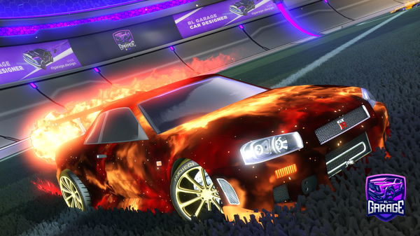 A Rocket League car design from MouFog