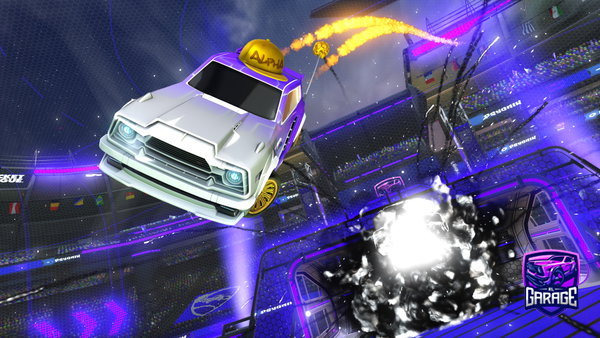 A Rocket League car design from Sosu20