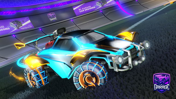 A Rocket League car design from Allegedpsycho