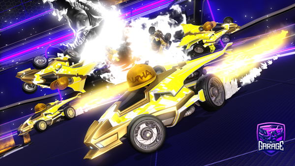 A Rocket League car design from Wabelack