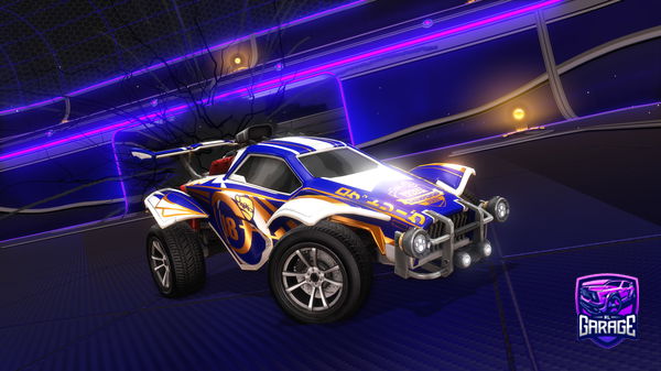 A Rocket League car design from Pikahoo