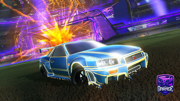 A Rocket League car design from Fudgewudgy