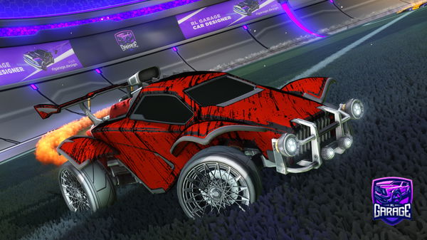 A Rocket League car design from ITFC_Chendall