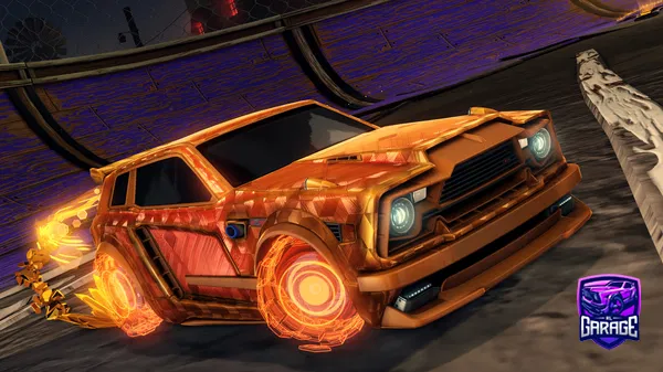 A Rocket League car design from -Goose-